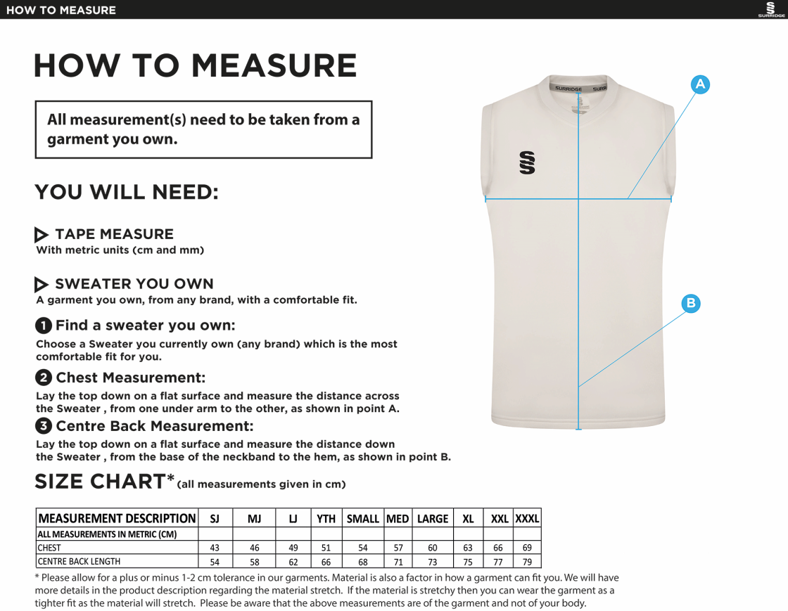 wIRRAL CC BLAST SLEEVELESS SWEATER - Ivory - Size Guide