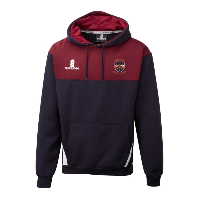 Blade Hoody : Navy / Maroon / White