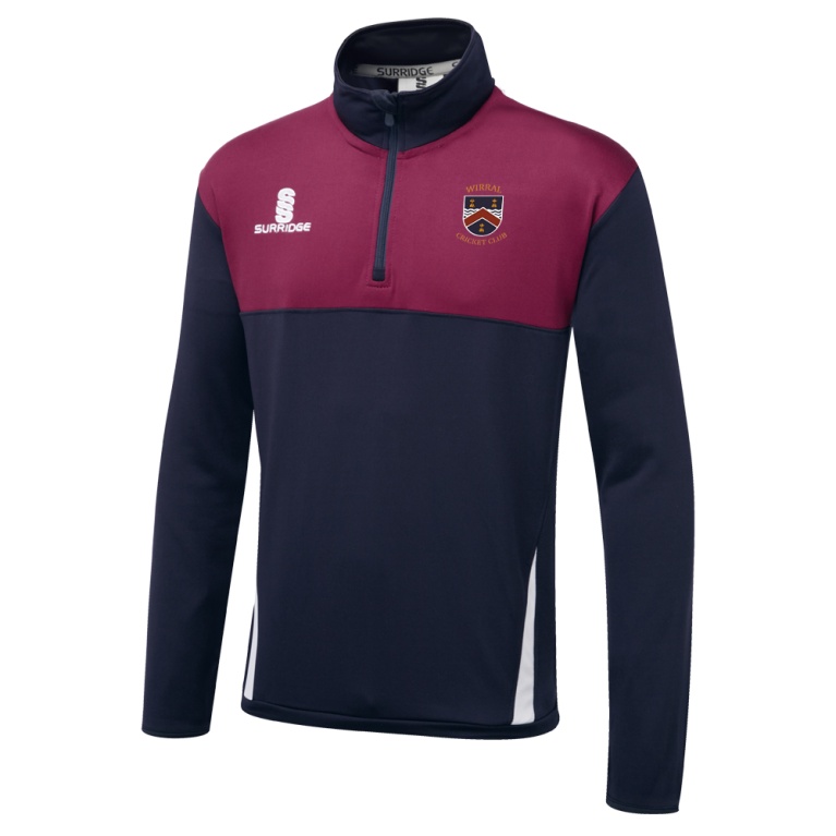 Blade Performance Top : Navy / Maroon / White